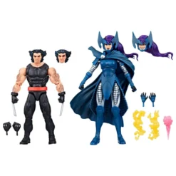 Wolverine 50th Anniversary Marvel Legends Actionfiguren 2er-Pack Wolverine & Psylocke 15 cm