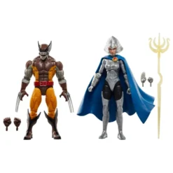 Wolverine 50th Anniversary Marvel Legends Actionfiguren 2er-Pack Wolverine & Lilandra Neramani 15 cm