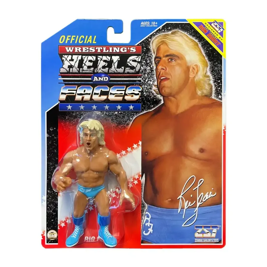 Wrestling Blue Gear Ric Flair Actionfigur - 11 cm