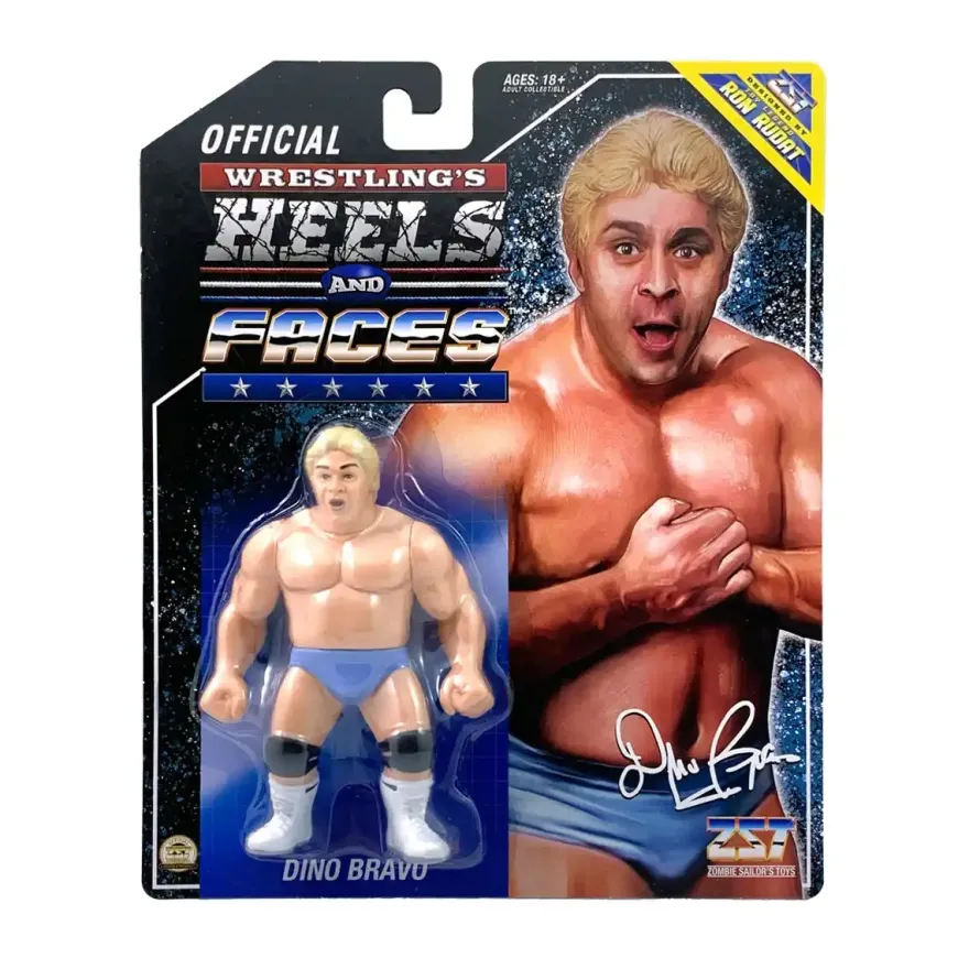 Wrestling Dino Bravo Actionfigur - 11 cm