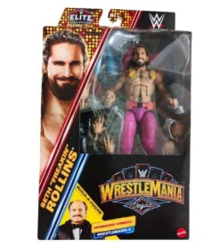 WWE 2025 WrestleMania Elite Actionfigur Seth Rollins