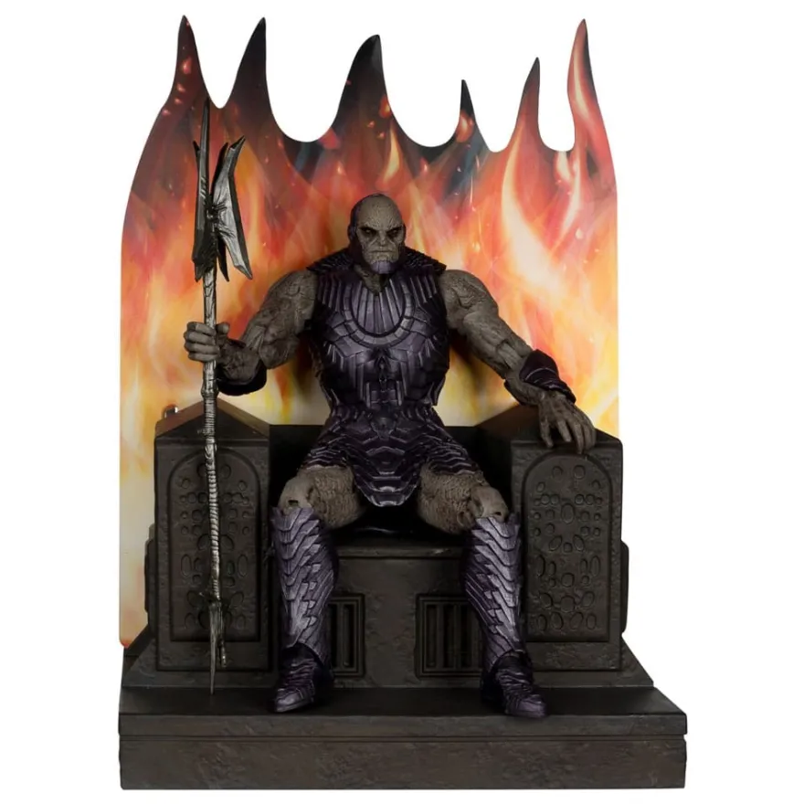 Zack Snyder's Justice League DC Multiverse Mega Actionfigur Darkseid with Throne (Gold Label) 24 cm