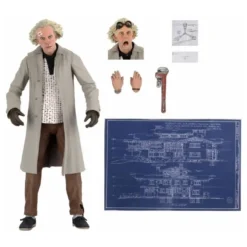 Zurück in die Zukunft Actionfigur Ultimate Doc Brown 18 cm