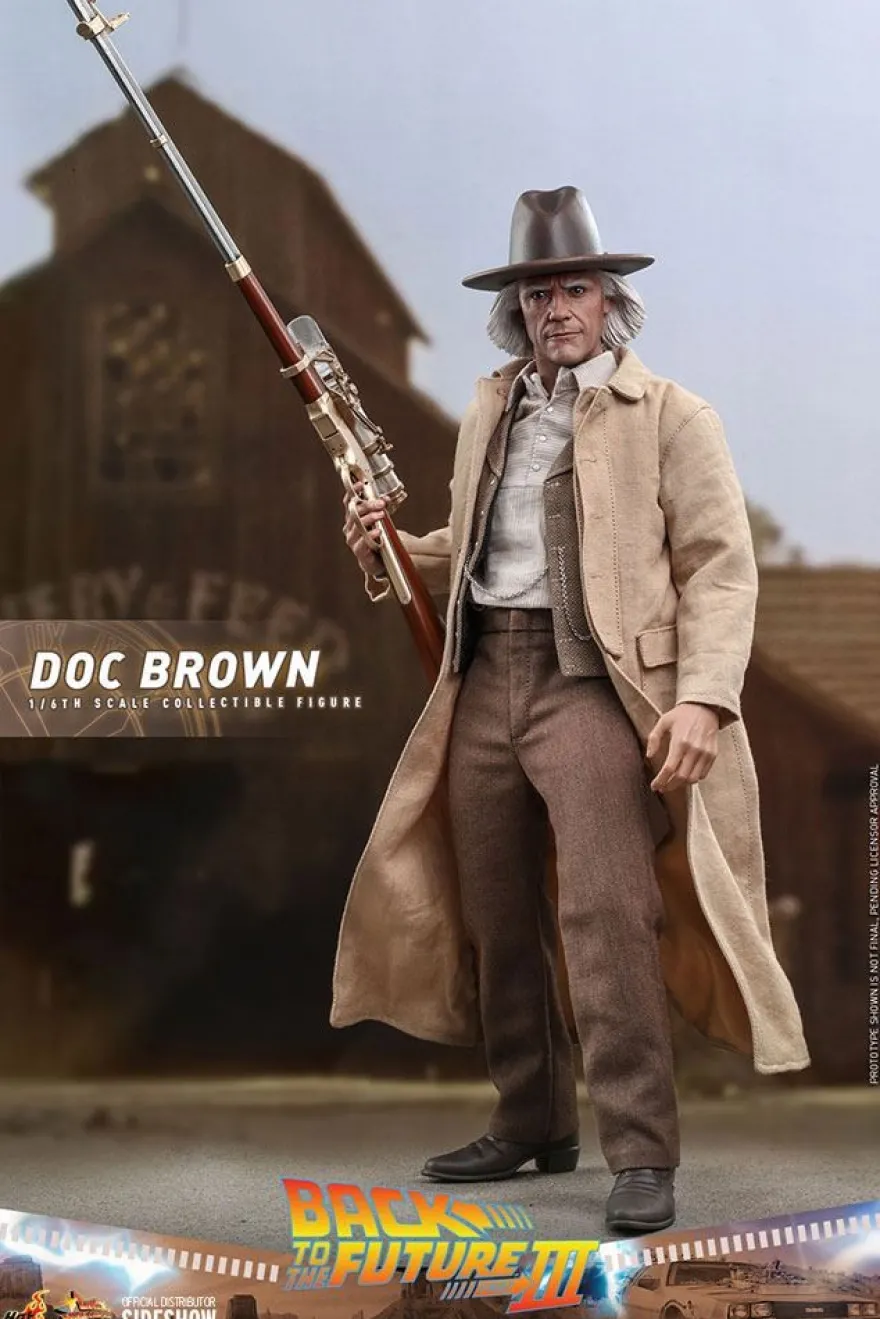 Zurück in die Zukunft III Movie Masterpiece Actionfigur 1/6 Doc Brown