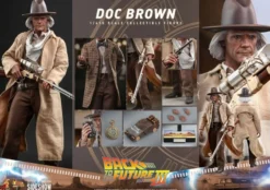 Zurück in die Zukunft III Movie Masterpiece Actionfigur 1/6 Doc Brown
