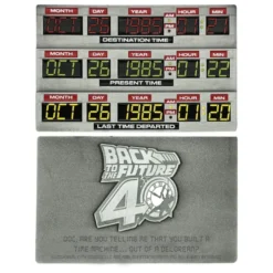 Zurück in die Zukunft Metallbarren 40th Anniversary Time Circuits Limited Edition