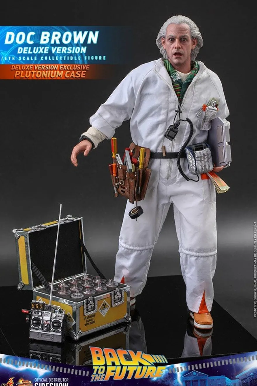 Zurück in die Zukunft Movie Masterpiece Actionfigur 1/6 Doc Brown (Deluxe Version)