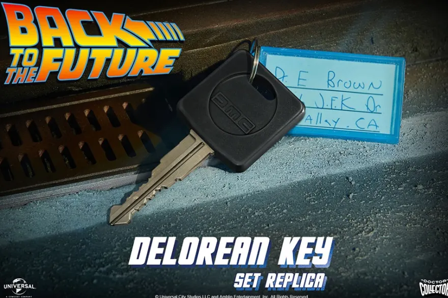 Zurück in die Zukunft Replik 1/1 Delorean Key Set